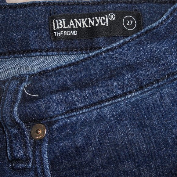 Blank NYC The Bond Size 27 Skinny Jeans High Waist - Picture 3 of 9